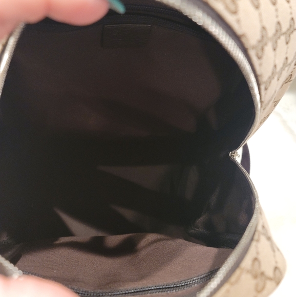 NEW GUCCI logo unisex Medium backpack - Picture 9 of 10